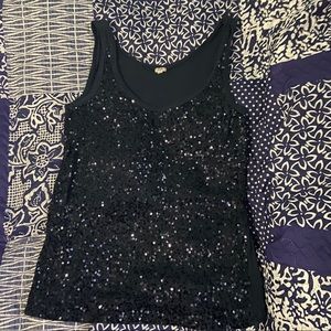 J. Crew sequin shirt